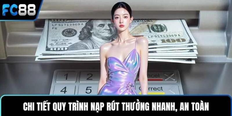 Chi tiết quy trình nạp rút thưởng nhanh, an toàn