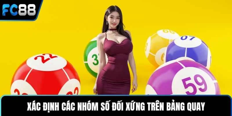 Xác định các nhóm số đối xứng trên bảng quay